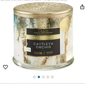 New CLCo by Candle-lite Wood Wick Scented Candles, Cattleya Orchid 14 oz.
